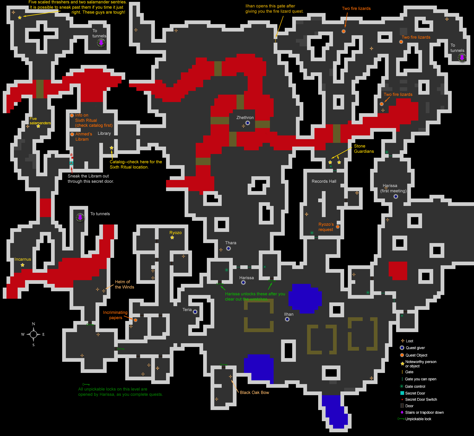 Map of Zhethron's Aerie